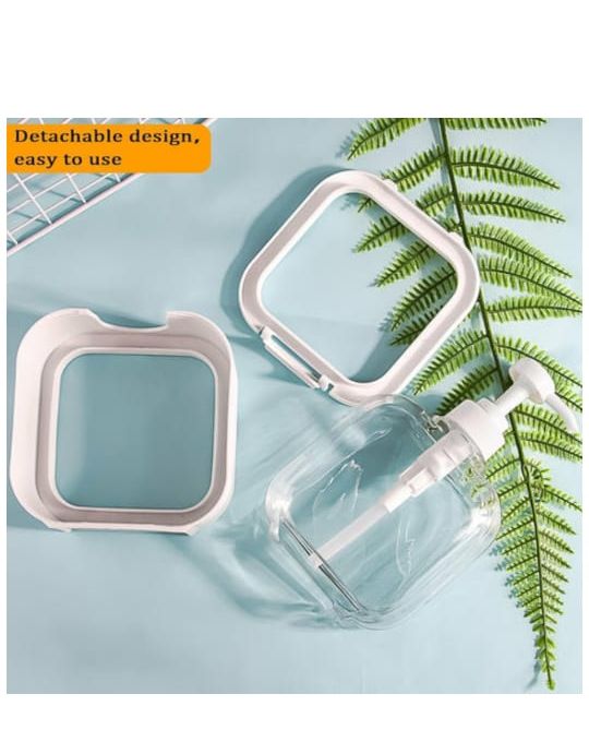 Snap sink Dispenser Plastic Clear Empty Pump Lotion Bottles