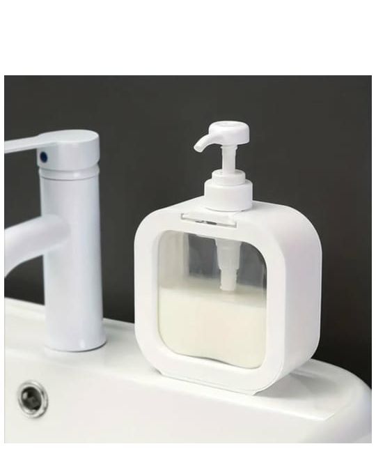 Snap sink Dispenser Plastic Clear Empty Pump Lotion Bottles