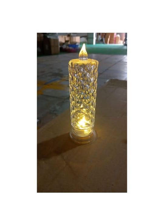 rose candles for home decoration crystal candle