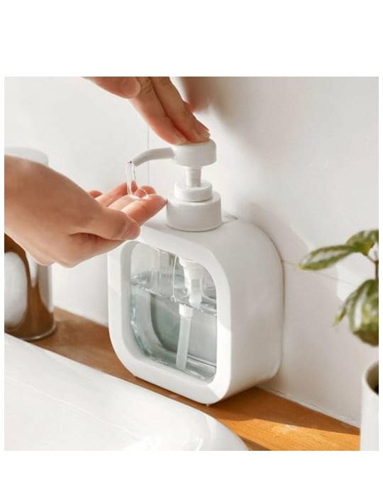 Snap sink Dispenser Plastic Clear Empty Pump Lotion Bottles