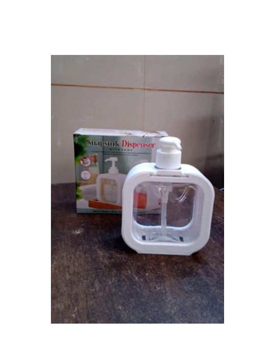 Snap sink Dispenser Plastic Clear Empty Pump Lotion Bottles