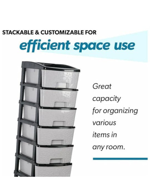 6-Layer Heavy-Duty Plastic Drawer Organize..